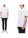 Speedy Fox Patch Comfort Short Sleeve T-Shirt White - MAISON KITSUNE - BALAAN 2