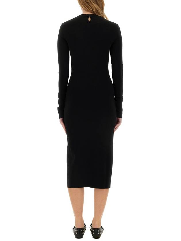 MIDI DRESS WITH SLIT - STELLA MCCARTNEY - BALAAN 3