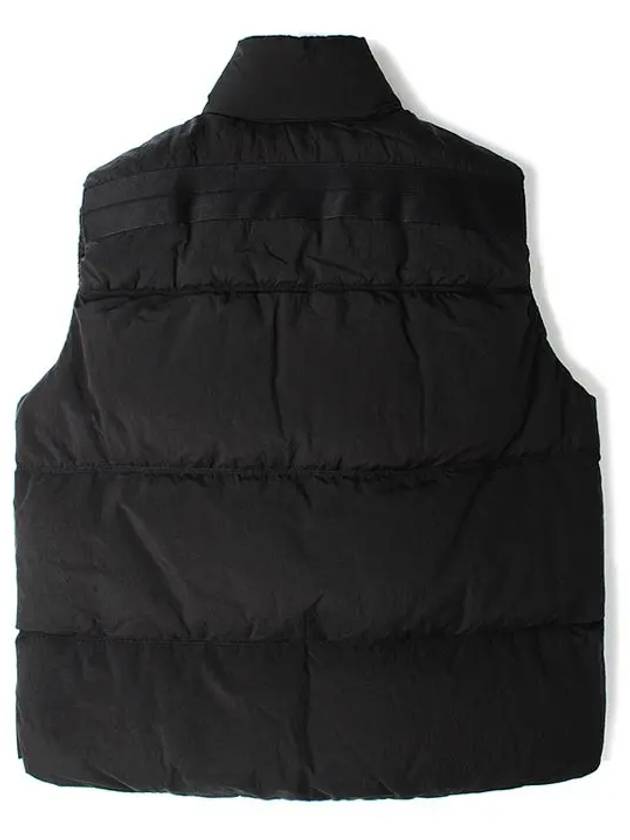 High Neck Padded Vest Black - STONE ISLAND - BALAAN 3