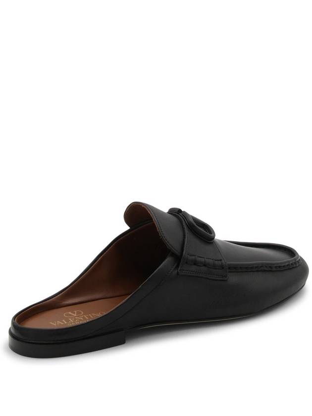 Valentino Garavani Flat Shoes Black - VALENTINO - BALAAN 3