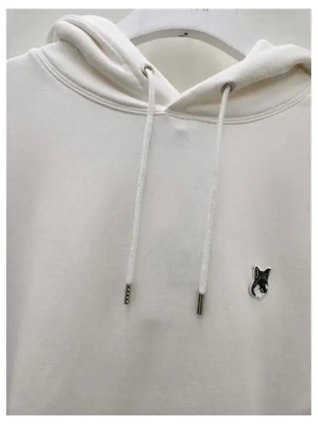 Gray Fox Head Patch Classic Hood Ecru - MAISON KITSUNE - BALAAN 4