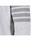 Classic Loopback Terry Tonal 4-Bar Relaxed Fit Crewneck Sweatshirt Pale Grey - THOM BROWNE - BALAAN 6