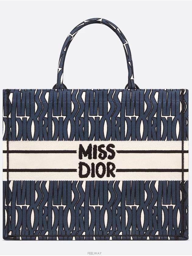 M1286ZEZE 19Q Book Tote Large Bag - DIOR - BALAAN 3