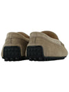 Men's City Gomino Suede Driving Shoes Beige - TOD'S - BALAAN 6