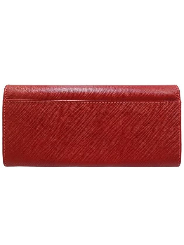 Women s Ferragamo 22B559 Red Rock Buckle Long Wallet - SALVATORE FERRAGAMO - BALAAN 3