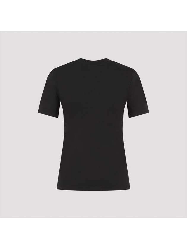 Crystal Logo Short Sleeve T-Shirt Black - MONCLER - BALAAN 3