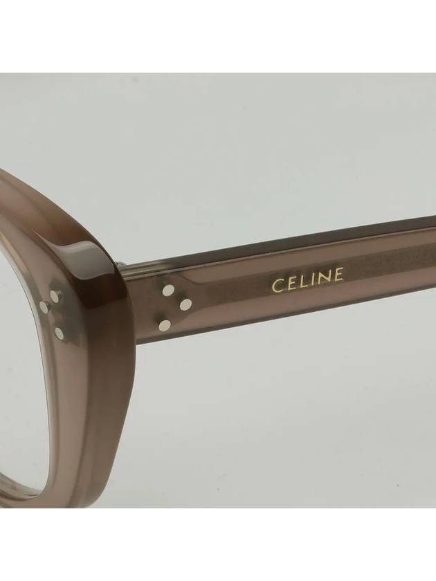 Eyewear Logo Square Eyeglasses Brown - CELINE - BALAAN 6