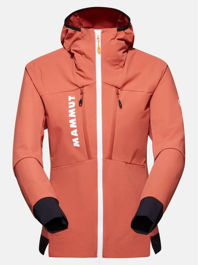 Women's Aenergy SO Hybrid Hooded Jacket Black Brick - MAMMUT - BALAAN 2