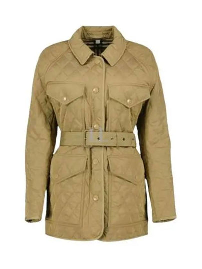 Women's Kemble Diamond Quilted Jacket Beige - BURBERRY - BALAAN 2