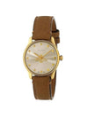 G Timeless Bee Brown Leather Watch Gold YA1265022 - GUCCI - BALAAN 1