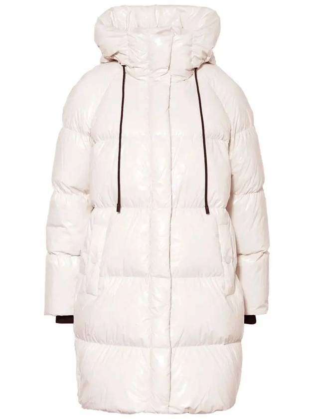 KEY Belted hood padded jacket ivory 2354960733 004 - MAX MARA - BALAAN 3