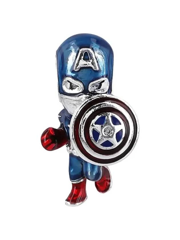 Marvel The Avengers Captain America Charm Blue - PANDORA - BALAAN 4