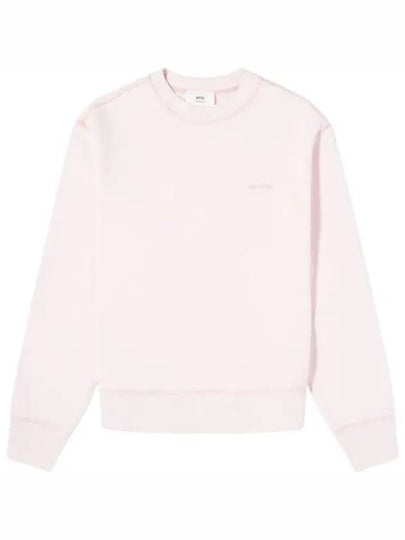 Embroided Logo Sweatshirt Pink - AMI - BALAAN 2