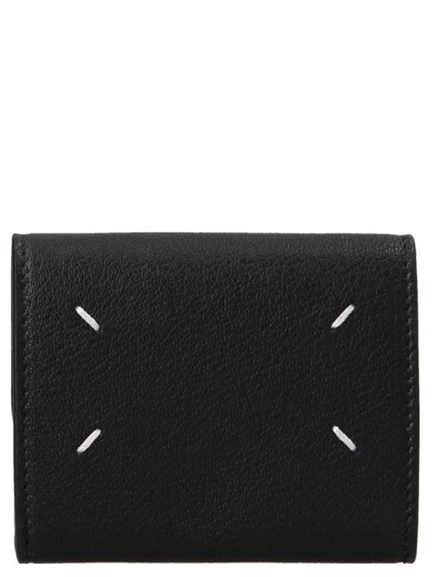 Stitch Snap Button Card Wallet Black - MAISON MARGIELA - BALAAN 3