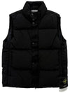 High Neck Padded Vest Black - STONE ISLAND - BALAAN 2