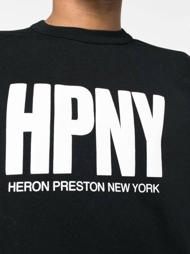 T-Shirt HMAA032C99JER005 1001 Black - HERON PRESTON - BALAAN 5