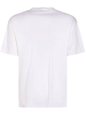 Giorgio Armani White Cotton T-Shirt - GIORGIO ARMANI - BALAAN 1