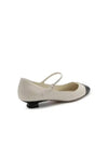 Logo Detail Mary Jane Pumps Ivory - MIU MIU - BALAAN 6