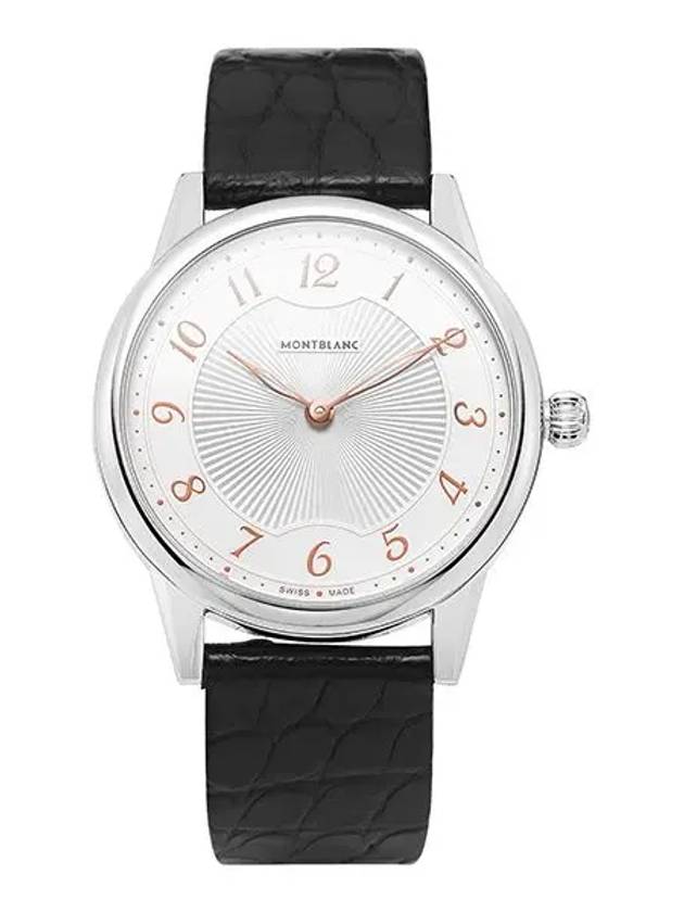 Boheme Quartz Dial Leather Watch Black White - MONTBLANC - BALAAN 3