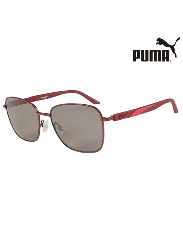 Sunglasses PU0321S 004 Square Metal Men Women - PUMA - BALAAN 1