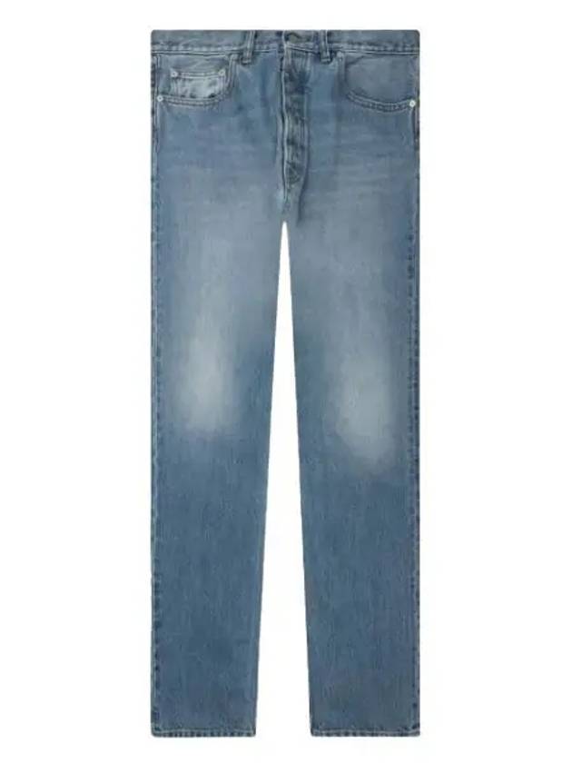 Back Stitch 5 Pocket Straight Jeans Medium Wash - MAISON MARGIELA - BALAAN 2