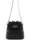 V Logo Signature Small Bucket Bag Black - VALENTINO - BALAAN 5