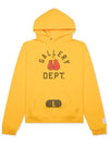 Logo boxing merch hooded sweatshirt yellow BMH 50012 - GALLERY DEPT. - BALAAN 2