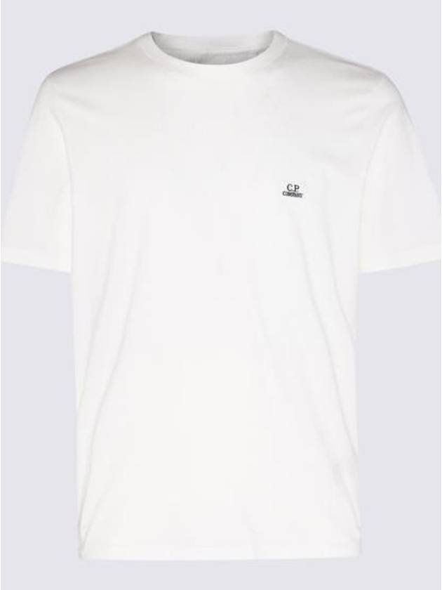 30/1 Jersey Logo Short Sleeve T-Shirt White - CP COMPANY - BALAAN 2