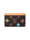 Monogram Craggy Card Holder Chocolate - LOUIS VUITTON - BALAAN 1