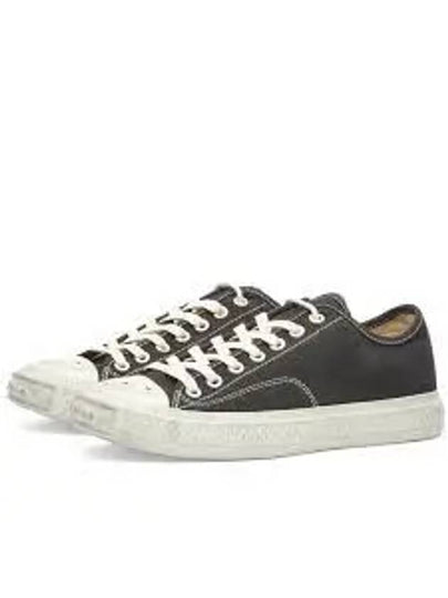 Canvas Low Top Sneakers Black - ACNE STUDIOS - BALAAN 2