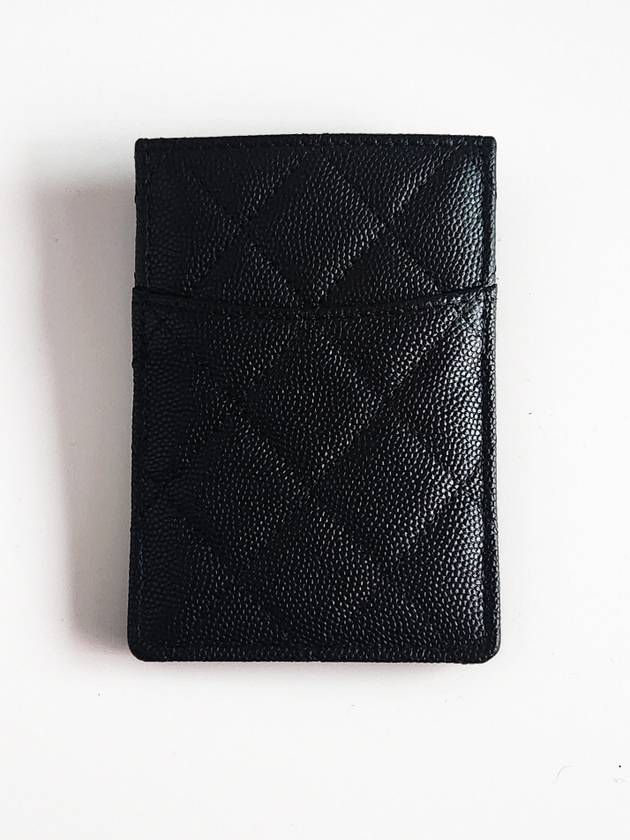 Crystal CC Logo Card Wallet Black Caviar AP3404B1292894305 - CHANEL - BALAAN 4