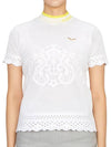 Golf wear women s short sleeve knit MLW 3A AB04 WHITE - MARK & LONA - BALAAN 1