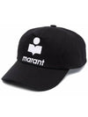 Tyron Logo Ball Cap Black - ISABEL MARANT - BALAAN 3