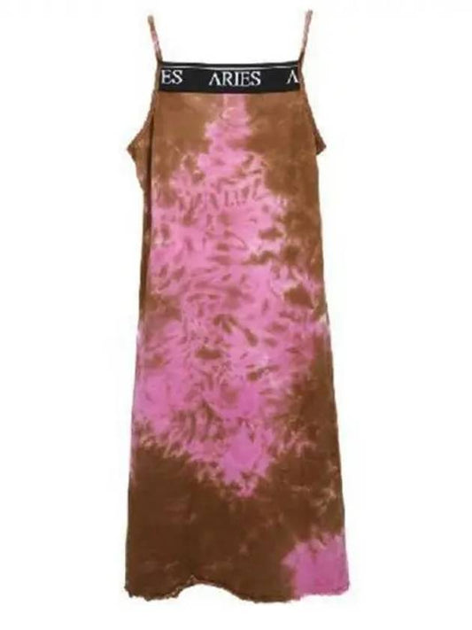 Aries tie dye halterneck strap dress - ARIES - BALAAN 1