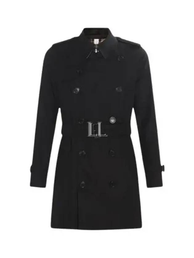 Short Wimbledon Trench Coat Black - BURBERRY - BALAAN 2