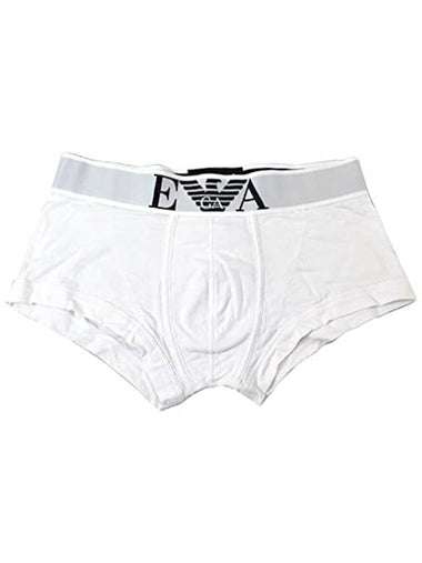 Logo Cotton Panties White - EMPORIO ARMANI - BALAAN 1