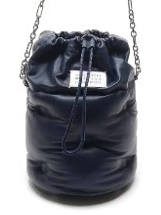 Glam Slam Emboss Bucket Bag Navy - MAISON MARGIELA - BALAAN 1