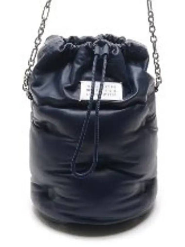 Glam Slam Emboss Bucket Bag Navy - MAISON MARGIELA - BALAAN 1