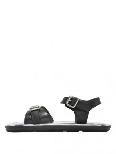 leather double strap sandals - PRADA - BALAAN 1