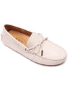 Gommino Bubble Leather Driving Shoes Off White - TOD'S - BALAAN 4