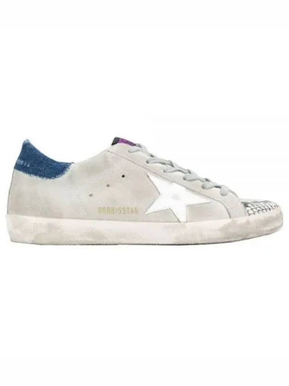 Superstar Suede Low Sneakers Blue White - GOLDEN GOOSE - BALAAN 2