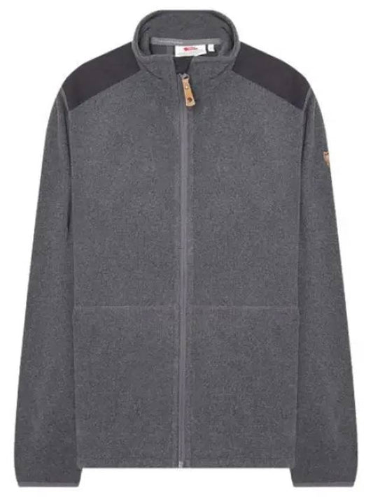 Men s Stan Fleece Dark Gray Jacket - FJALL RAVEN - BALAAN 1