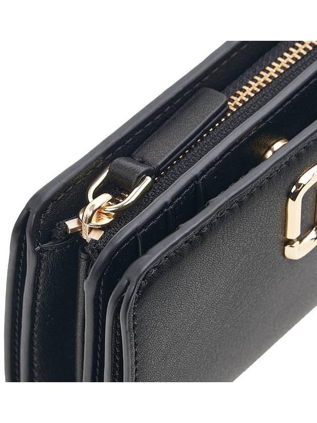 The J Marc Mini Compact Half Wallet Black - MARC JACOBS - BALAAN 8