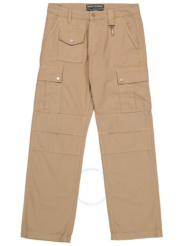 Reese Cooper Men's Khaki Garment Dyed Cargo Pant, Waist Size 30" - REESE COOPER - BALAAN 1