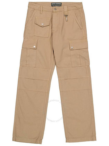 Reese Cooper Men's Khaki Garment Dyed Cargo Pant, Waist Size 30