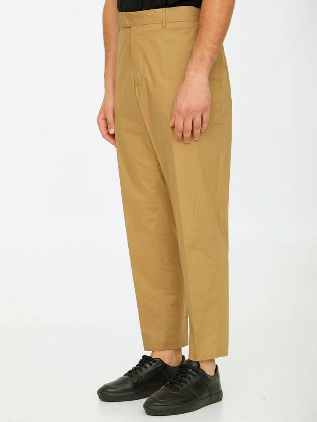 Beige Cotton Trousers - PT TORINO - BALAAN 2