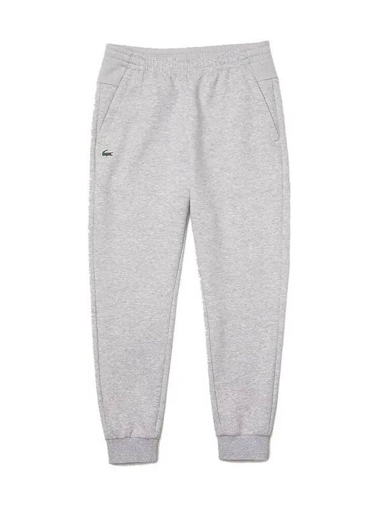 Men's Mesh Panel Logo Track Pants Grey - LACOSTE - BALAAN 2