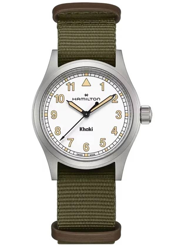 Khaki Field 38mm Quartz Watch White - HAMILTON - BALAAN 4