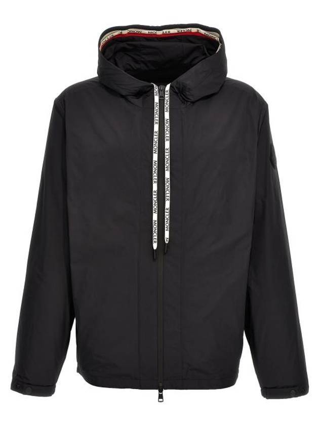 Carles Hooded Jacket Black - MONCLER - BALAAN 1