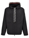 Carles Hooded Jacket Black - MONCLER - BALAAN 1